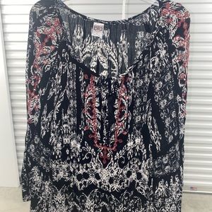 Long sleeve see through top